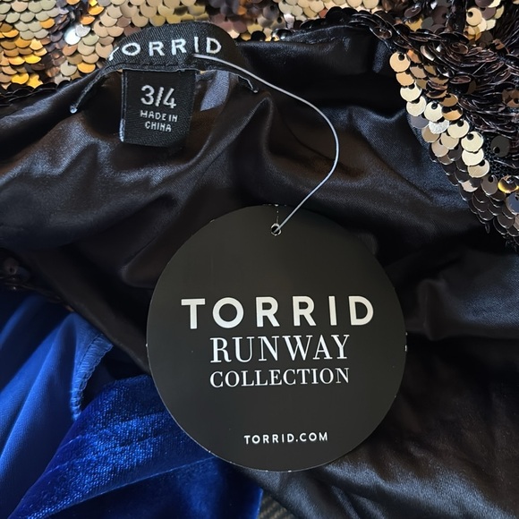 NEW Torrid Runway Collection Sequin Flip Kimono Jacket 3/4 - Picture 11 of 12